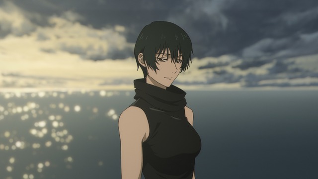 Maki opening the cursed repository door