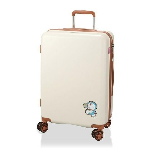 Doraemon Suitcase Carry Case 53L Beige