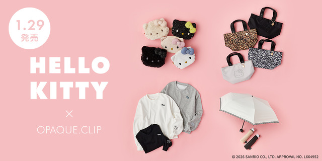 Hello Kitty and OPAQUE.CLIP Collaboration