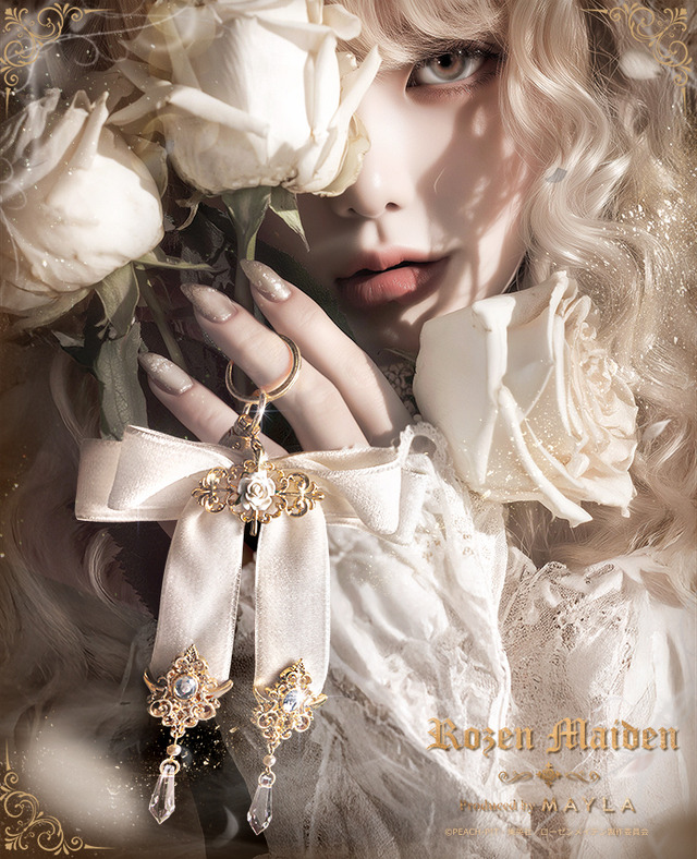 Rozen Maiden Iconique Hair Objet + Multi Charm Kirakishou [WH]