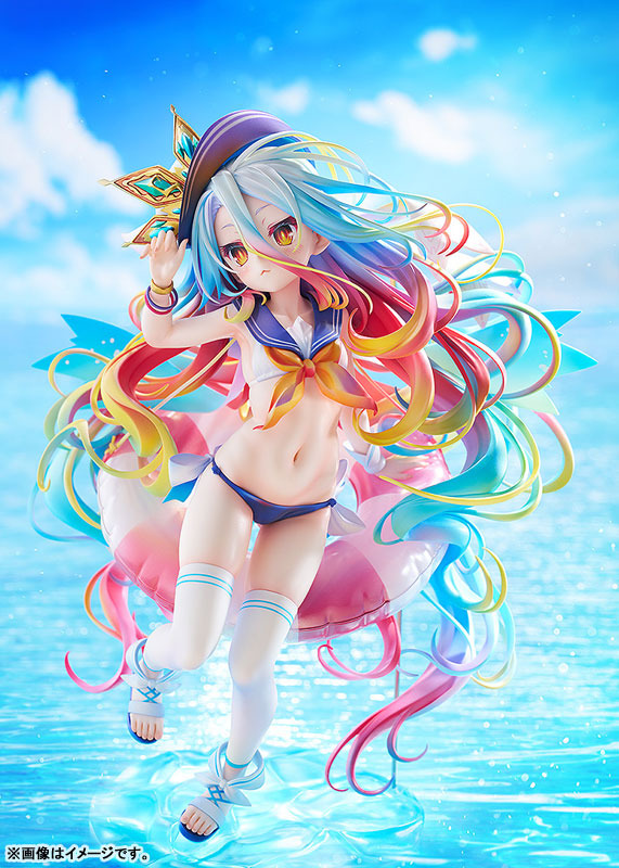 No Game No Life Shiro Sailor Swimsuit Ver. 1/7 Scale Figure - rear view