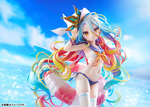 No Game No Life Shiro Sailor Swimsuit Ver. 1/7 Scale Figure - alternate angle