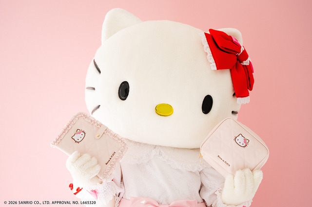 Various Maison de FLEUR × HELLO KITTY items exclusive to bookstores and online bookstores