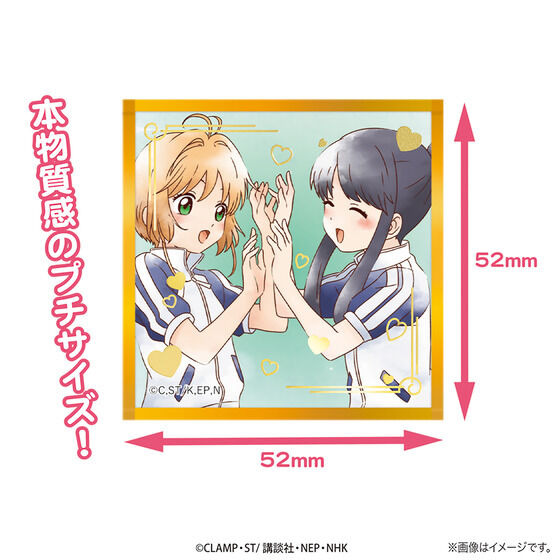 Kado Kyaputa Sakura Puchi Shikishi (12-piece set)