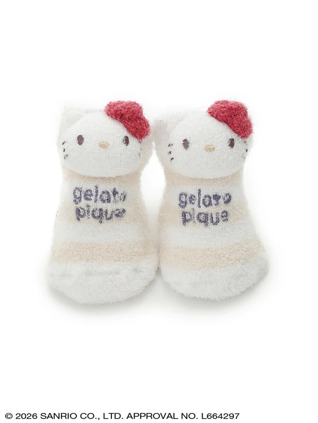 Baby Smoothie Motif Socks - Hello Kitty