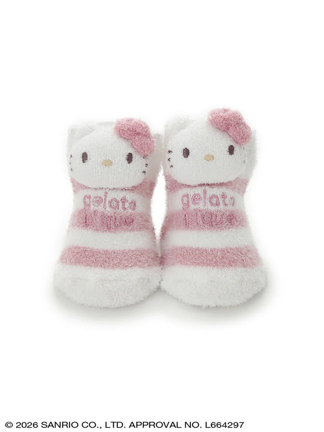 Baby Smoothie Motif Socks - Hello Kitty