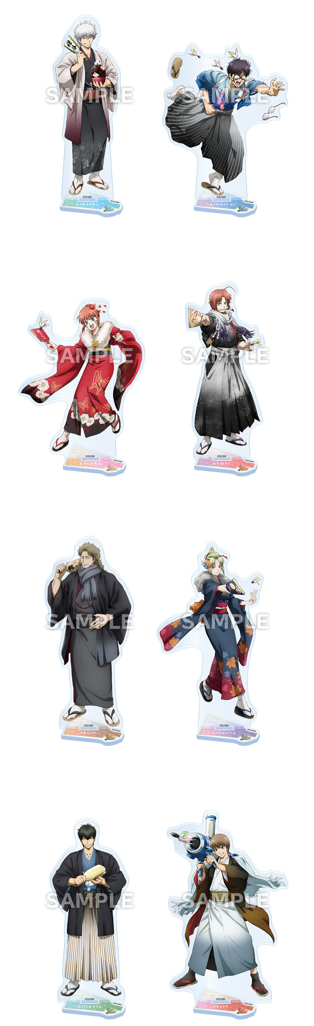 All 8 Acrylic Stand designs