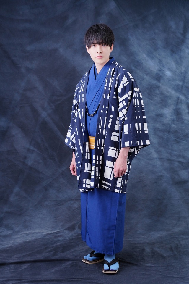 Tamaru Atsushi in kimono for Roudokai Shiki Series: Fuyu Takano Sei