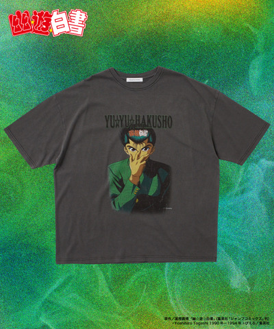 Yu Yu Hakusho: FREAK’S STORE Collaboration T-Shirts Featuring Bold Designs of Yuusuke, Kurama, Hiei, Kuwabara Released! “Date ni ano yo wa mitenee ze!”