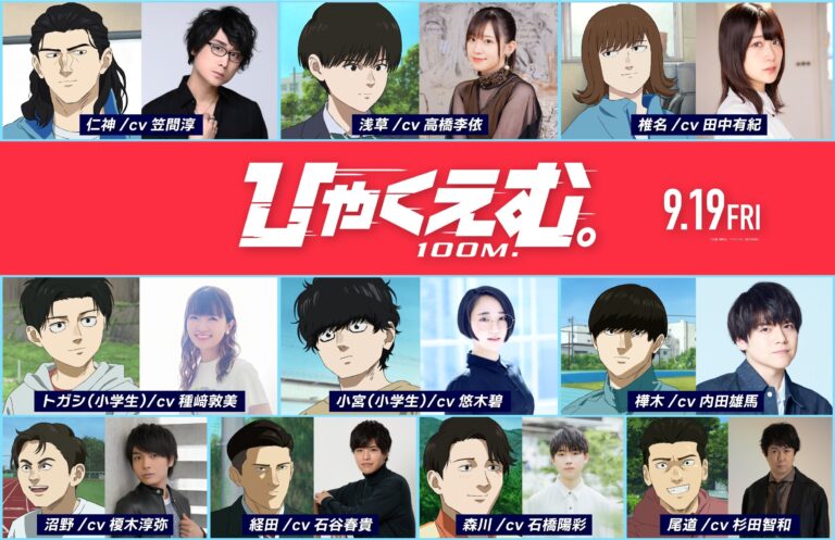 Big News for “Hyakuemu.” Anime Movie! Additional Cast Revealed