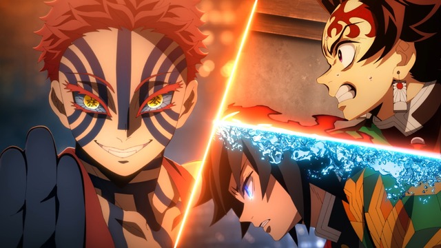 Kimetsu no Yaiba Mugenjou-hen Dai Isshou: Kamado Tanjirou & Tomioka Giyuu vs Akaza! Glimpse of Fierce Battle Featured in ‘Showdown CM Part 1’