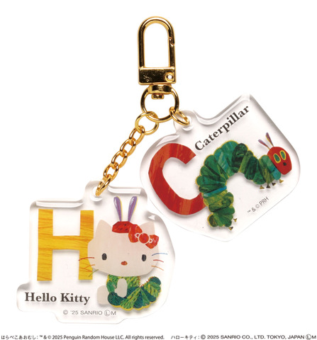 Hello Kitty x Harapeko Aomushi: Dream Collaboration! Twin Acrylic Keyholder Debuts