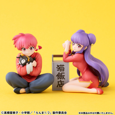 “Ranma, I’ll Kill You!” Ranma 1/2’s Ranma and Shampoo Get Figures Together in G.E.M. Tenohira & Rucappu Series