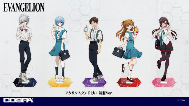 Eva Pop-Up Held: Shinji, Rei, Asuka, and More Enjoy Akihabara in Newly Drawn Illustrations, Featuring Pre-sale Goods