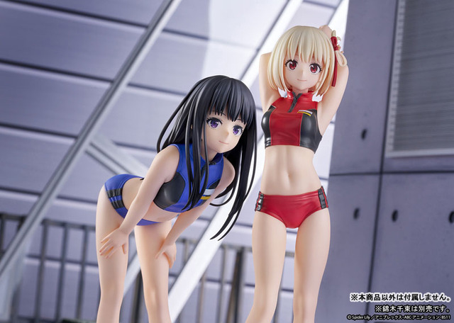 Stunning Leg Lines! Rikoriko Nishikigi Chisato & Inoue Takina: It’s Training Time! Figures in Their Episode 3 DA License Renewal Appearance.