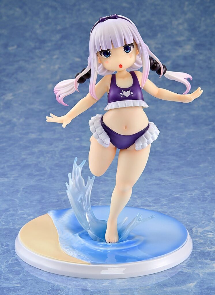 Kanna Kamui Ukiuki Swimsuit Ver. at the Beach (Purple)