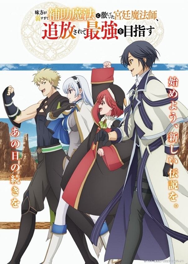 Mikata ga Yowasugite Hojo Mahou ni Tesshiteita Kyuutei Mahoushi, Tsuihou sarete Saikyou wo Mezashimasu’ Reveals Additional Cast