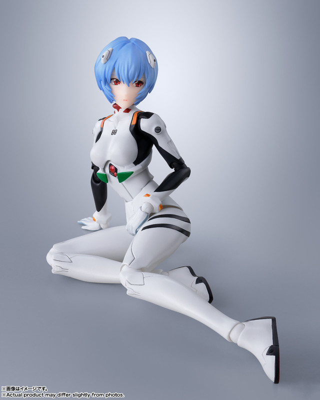 “Eva Shin Gekijouban” Ayanami Rei Gets a Plug Suit Figure! Soft Posing & 5 Kinds of Expression Parts Included.
