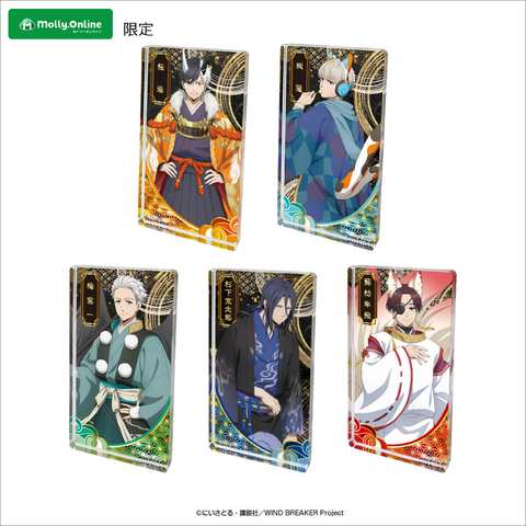 WIND BREAKER: Sakura Haruka as an Oni, Kaji Ren as a Neko-Mata, Umemiya Hajime as a Karasu-Tengu, and More – “Hyakki Yakou” Inspired Head Clips and Mascots Released
