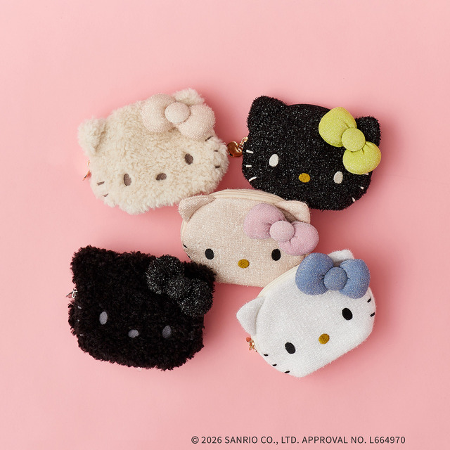 “Hello Kitty” Fuwa Moko & Leopard Print Perfect for “Otona Joshi”! Face Pouches and All-Weather Folding Umbrellas Also Available