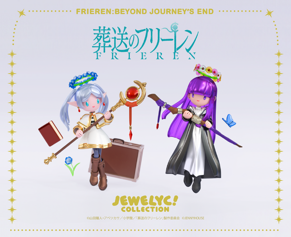 Frieren and Fern Sparkle Like Jewels…♪ Collaboration Items with “JEWELYC! COLLECTION” Now Available for Pre-order!