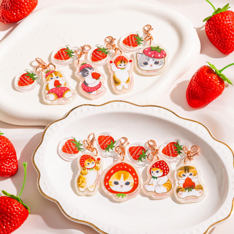 mofusand: Covered in Strawberries, It’s a Purrfectly Happy Time…♪ Seasonal Strawberry-Themed Nyan-ko Goods Are Too Cute!