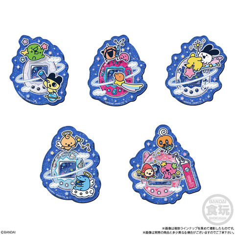 All Generations of Tamagotchi Become Magnets! 30th Anniversary Magnets Shine with Glitter & Two-Layer Structure