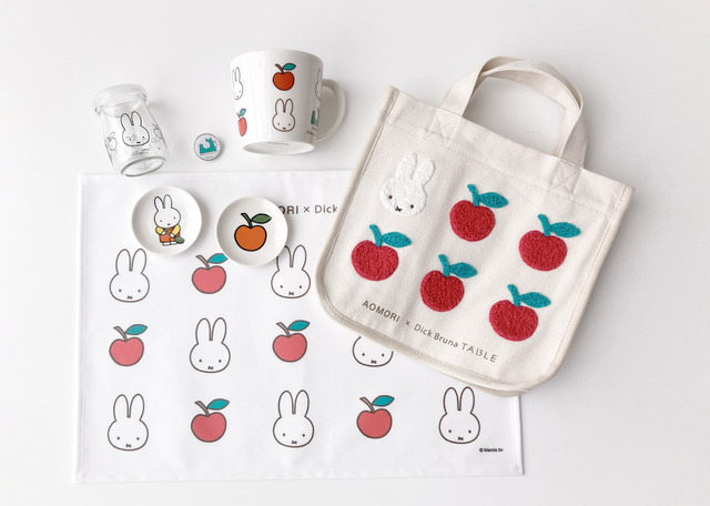 AOMORI × Dick Bruna TABLE Limited Goods Second Wave Launches with Miffy and Apple Designs