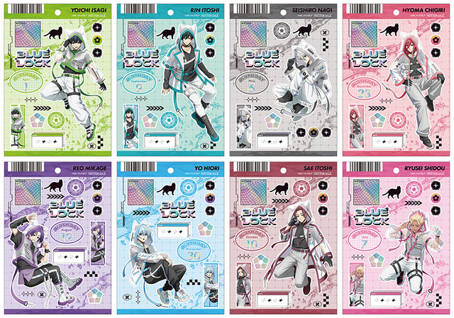 Blue Lock “Cyber Cat” Merchandise Features Isagi, Rin & More in Cat-Ear Cyber Outfits