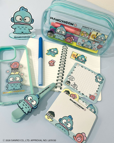 Hangyodon Fans Must-See: Limited Items Featuring Sayuri & Itaro Arrive at Thank You Mart – Pouches, Stickers, and More