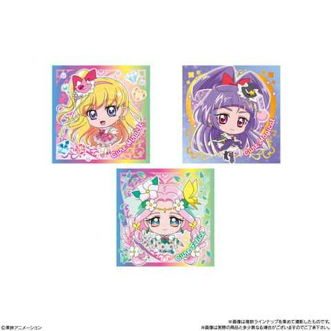 HappinessCharge, Go! Princess, Maho Girls Precure Characters in Cute Deformed Form! ‘Niformation Sticker Wafer 4’ Now Available for Pre-Order