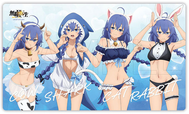 Mushoku Tensei: Roxy-sensei Dons Animal Swimsuits in Daring New Merchandise – Rabbit, Cat, Cow, and Shark Versions