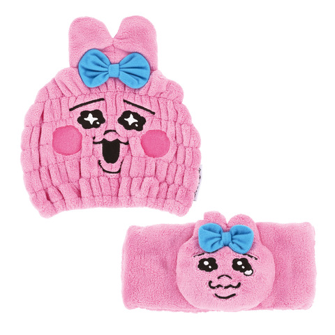 Opantsu Usagi Quick-Dry Towel Cap & Hair Turban Debut with 3D Ears and Ribbon