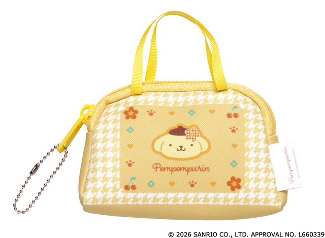 Pompompurin’s Face Boldly Designed in Sanrio’s ‘Kao Hana Design’ Mini Bag Keychain Capsule Toys: Heisei Retro Cuteness Returns
