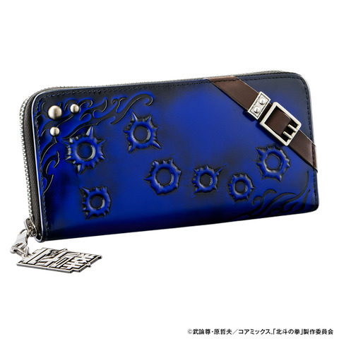Hokuto no Ken Kenshiro Leather Wallet with Seven Scars and Blue Aura Now Available on PREMICO