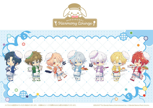 IDOLiSH7 Apron Visuals Revealed for 5th ‘Harmony Lounge’ Collab Café – New Menu and Goods from June 10