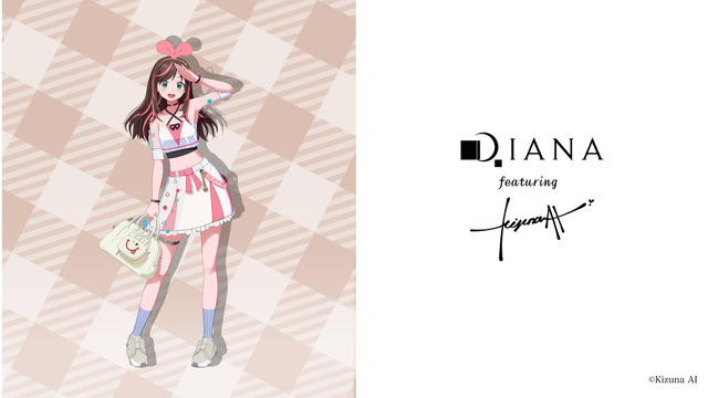 Kizuna AI Teams Up With Diana for Second In-Store Promotion With New Visuals and Freebies