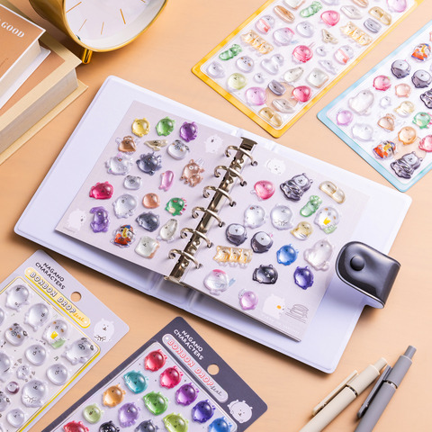 Nagano Characters Bombon Drop Stickers Launch June 26 – 4 Designs and Sparkly Sticker Binder