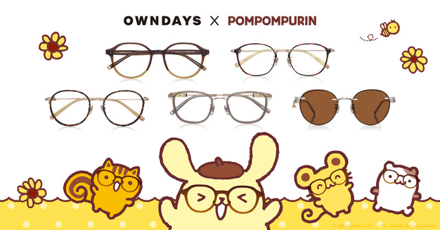 OWNDAYS × Pompompurin Eyewear Collection Second Wave Celebrates 30th Anniversary with Sweet Dessert-Inspired Frames