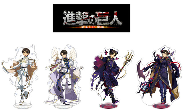 Attack on Titan: Eren and Levi Become Angels and Demons in New Animate Fair Goods, Plus Cute Mini Character Items by Yumenouchi