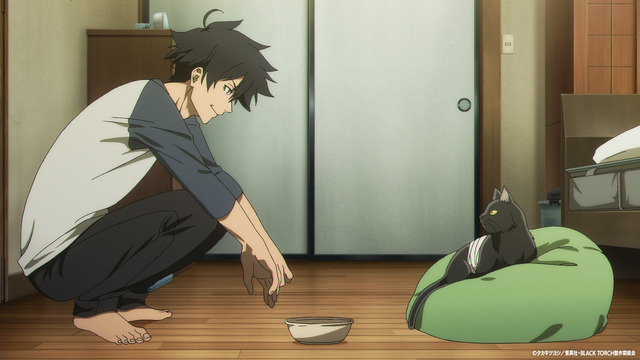 BLACK TORCH Episode 1 Preview: Ninja Descendant Jirou Meets a Mysterious Black Cat