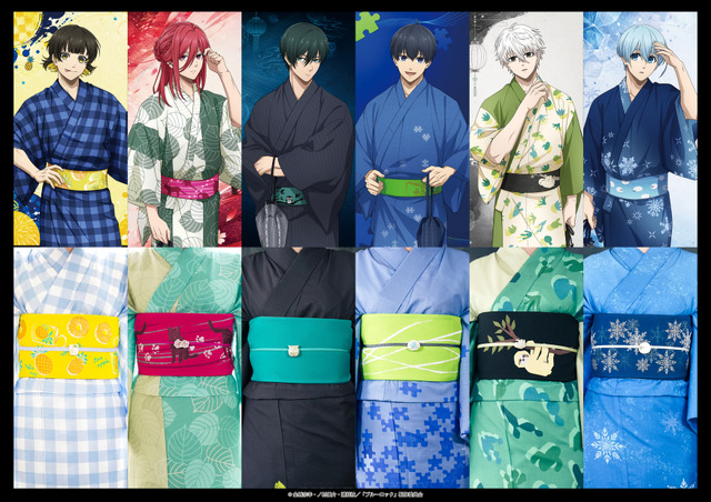 Blue Lock x VASARA Yukata Sets Featuring Yoichi Isagi, Rin Itoshi, Seishiro Nagi and More Launch August 1