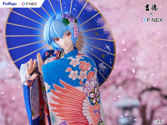 Evangelion’s Ayanami Rei Gets Elegant Japanese Doll Figure in Collaboration with Yoshitoku