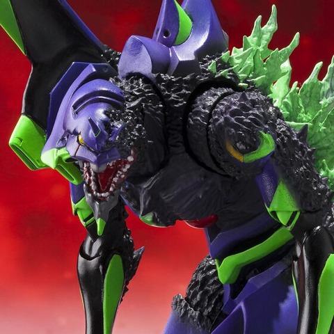Evangelion Unit-01 Fuses with Godzilla in New S.H.MonsterArts ‘G’ Awakened Form Figure