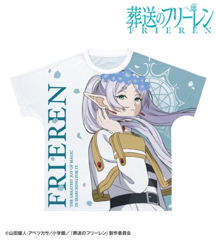 Frieren and Himmel Adorn New Full-Graphic T-Shirts and Gel Ink Ballpoint Pens