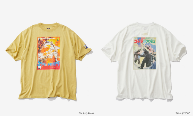Godzilla x niko and… Collaboration T-Shirts Feature Classic Poster Art and Kaiju Scenes