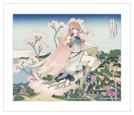 Hatsune Miku and Katsushika Hokusai Collaborate Again: New Goods Featuring Rella’s Original Artwork