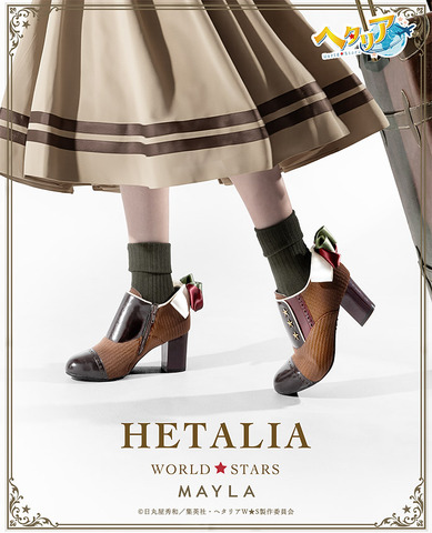 Hetalia World★Stars Boots from MAYLA Let You Walk in Italy, Germany, or Japan Style