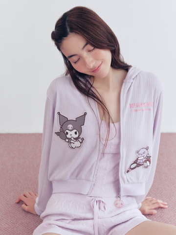 Kuromi Gets Dressed Up: SNIDEL HOME Collaboration Brings Feminine Roomwear, Bags, and Pouches
