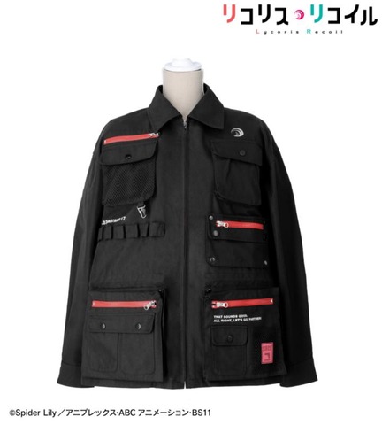 Lycoris Recoil x shica-ke: Stylish Tactical Jackets and T-Shirts Inspired by Chisato and Takina Now Available for Pre-Order